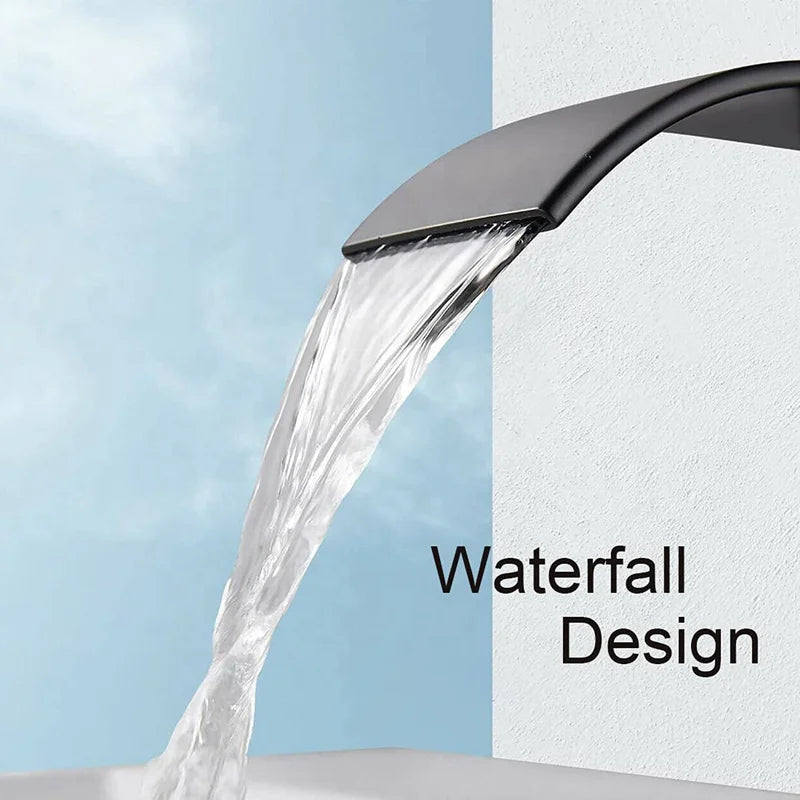 Modern Stainless Steel 304 Single-Hole Deck Cold Hot Water Basin Toilet Wash Bathroom Cabinet Hall Single Handle Metered Feature