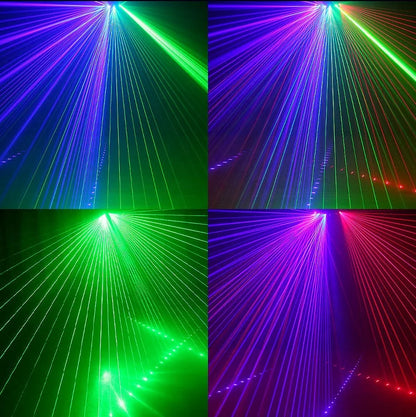 High Brightness DMX512 Laser Beam Light Projector Show Stage DJ Equipment 6 Eyes sharp Beam Moving Head Light