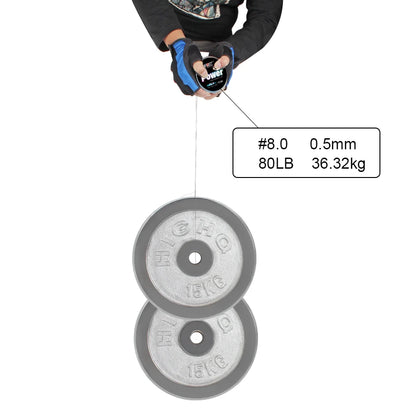 FTK 100m 4X Braided PE Fishing Wire Super Abrasion Resistance Floating Line for Stream Lake River Fishing