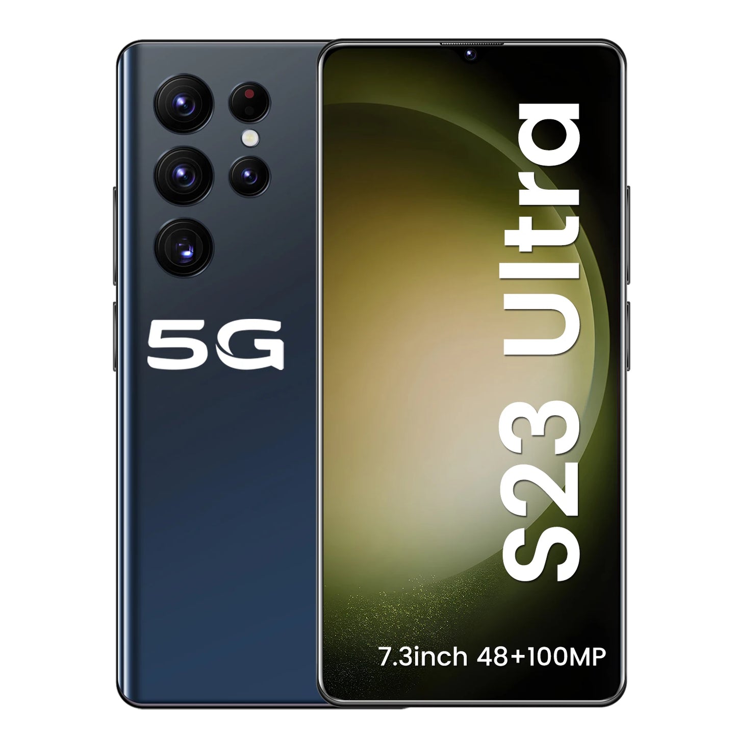 Hot Selling S23 ULTRA Original 16GB+1TB 7.3 Inch 48MP+100MP 5G High Quality Android 12 Smart Cell Phone