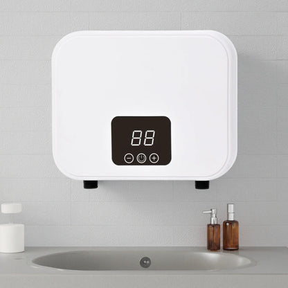 Wall-Mounted 220V Constant Temperature Bathroom Tankless Electric Water Heater 5.5kW Household IPX4 Waterproof Energy-Saving