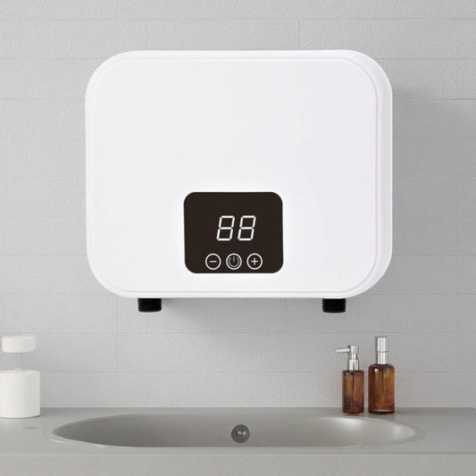 Wall-Mounted 220V Constant Temperature Bathroom Tankless Electric Water Heater 5.5kW Household IPX4 Waterproof Energy-Saving