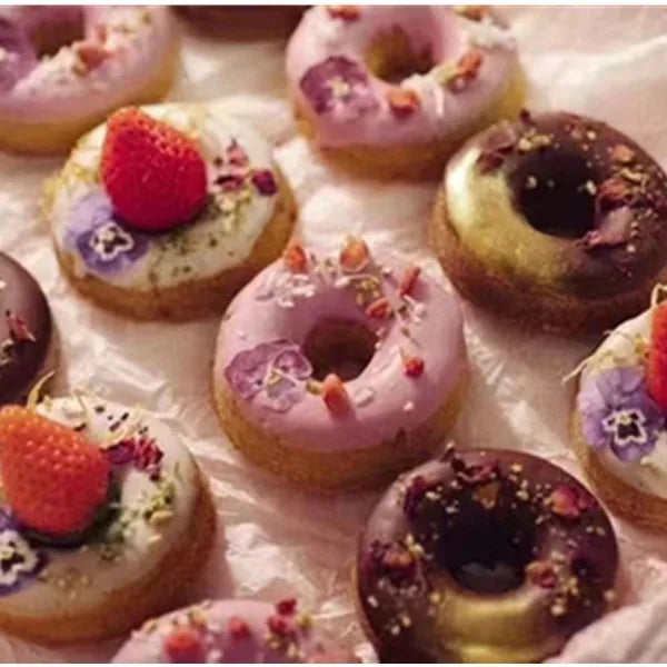 Fully Automatic Electric Donut Frying Machine Conveyor Belt High Productivity 304 Stainless Steel Commercial Bakery Flour Mill