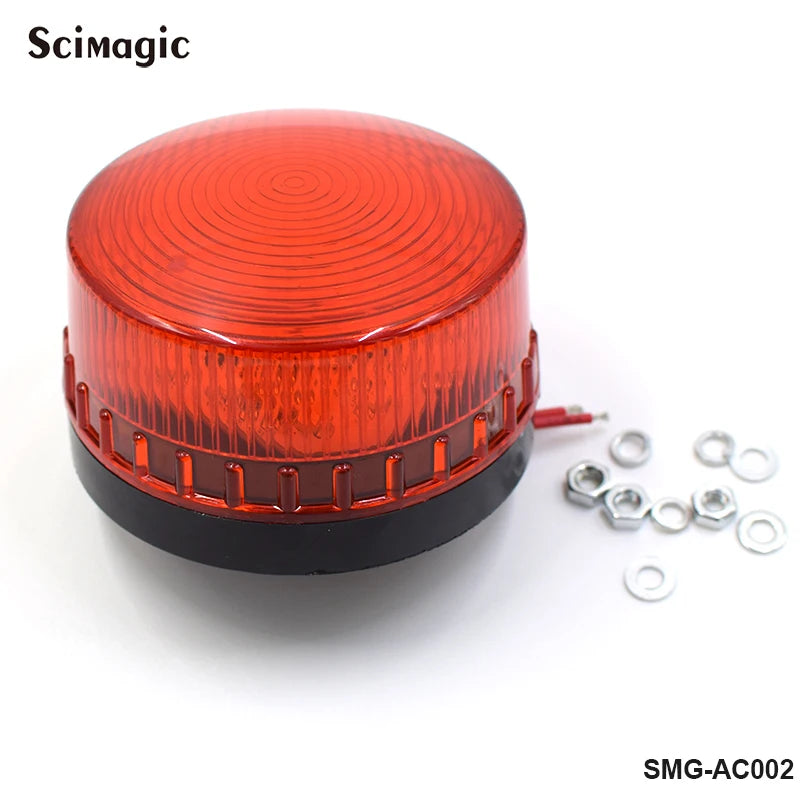 Signal Strobe Flashing Lamp DC 12V or 24V LED Gate Flashing Light Lamp Alarm Lamp For Swing Sliding Gate Opener/Barrier Gate