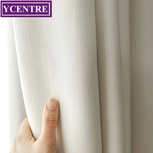 YCENTRE Modern Style Solid Color Window Treatment Curtains Thermal Insulated Curtains Blackout Curtain Drape For Living Room
