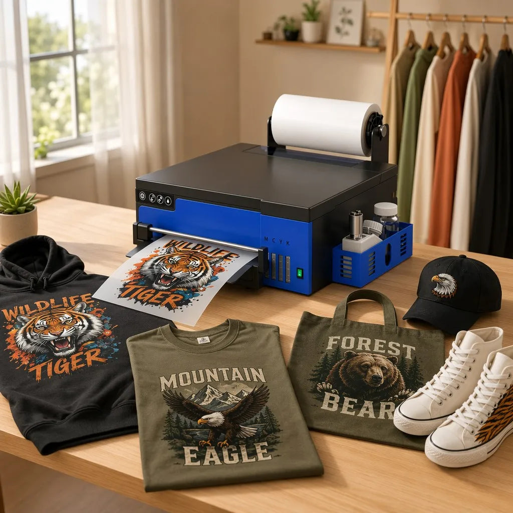 Better Printing Effect A4 Roll Machine XP600 t Shirt Printer Machine for Home Use DTF  New Arrival Inkjet Machine