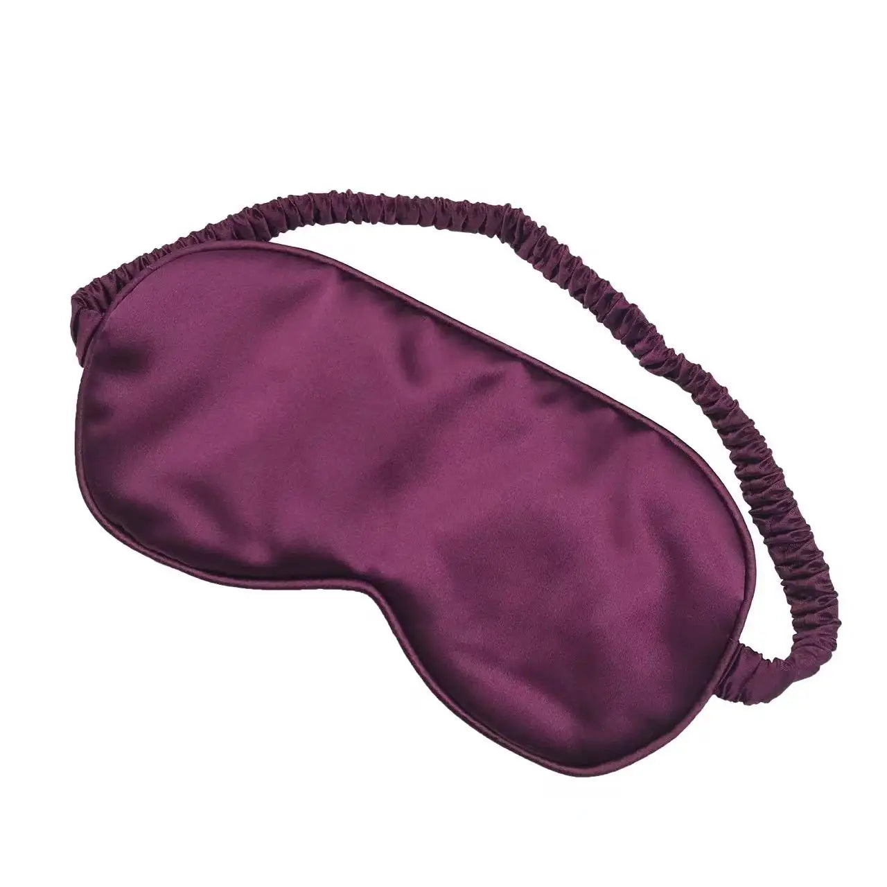 Hot Sale Sleeping Eye Mask Plain Color Woman Elastic Silk Eye Mask Satin