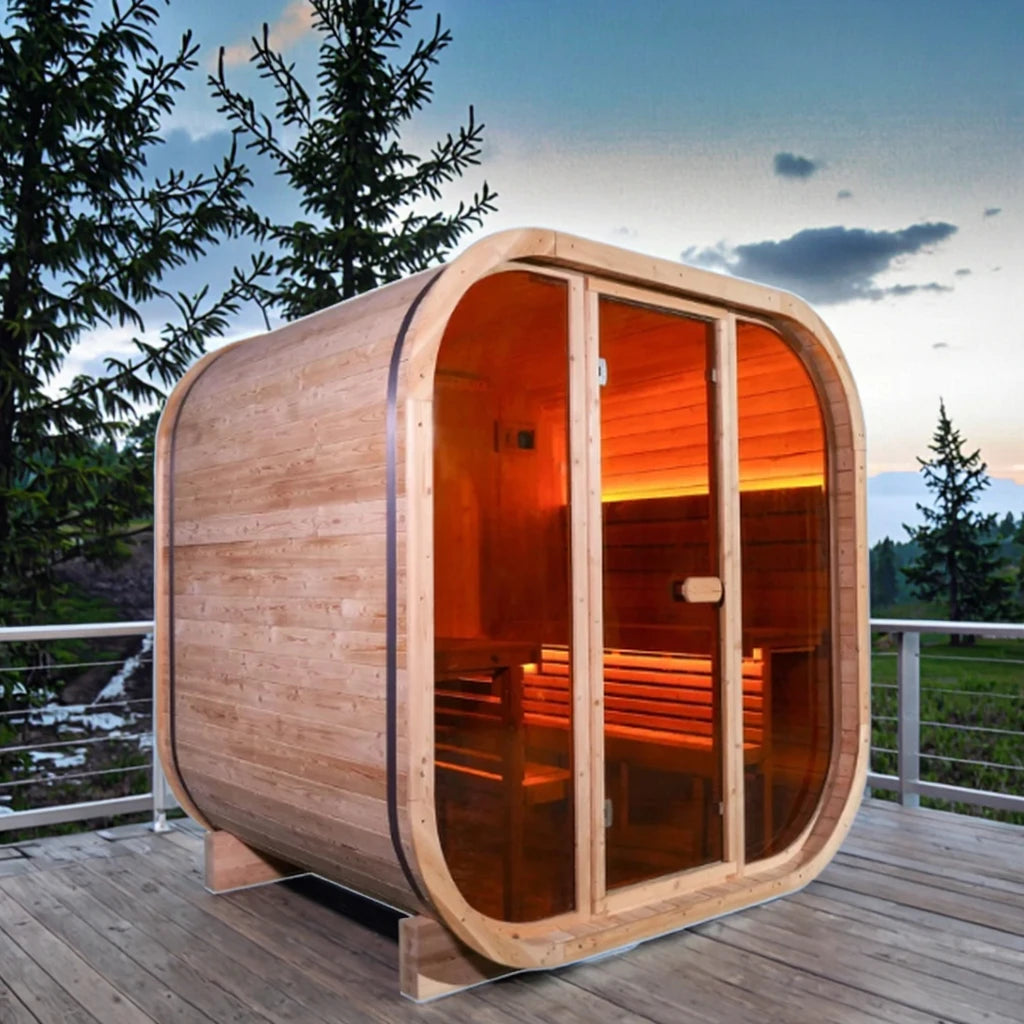 The Signature Spruce Sauna | Breathtaking Views & Intelligent Climate for Ultimate Relaxation
