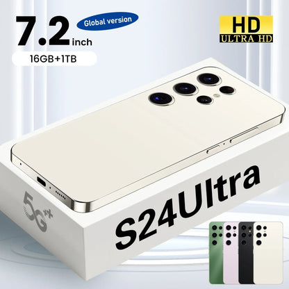 Wholesales S24 Ultra 7.4inch 512GB Telephone Unlock 4G Smartphone Android 14.0 Cell Phone S23 S24 Mobile Phones
