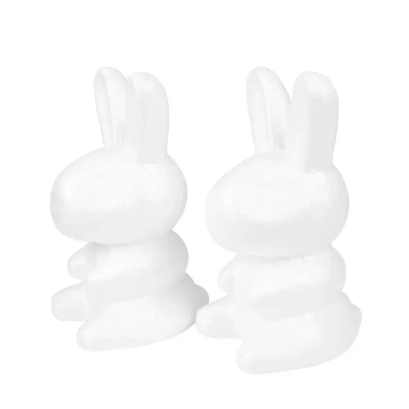 Modelling Polystyrene Styrofoam Foam Rabbit Mold Rose Rabbit Craft DIY Wedding Party Valentine's Day Decoration Supplies Gifts