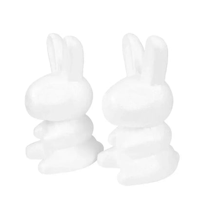 Modelling Polystyrene Styrofoam Foam Rabbit Mold Rose Rabbit Craft DIY Wedding Party Valentine's Day Decoration Supplies Gifts