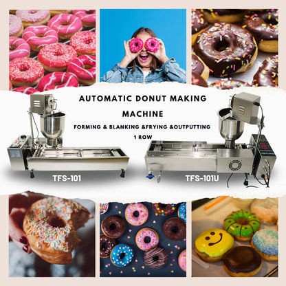 Automatic Donut Machine User-Friendly Control Mini Donut Machine Maker 3KW Durable 11V/220V Commercial Donut Making Machine
