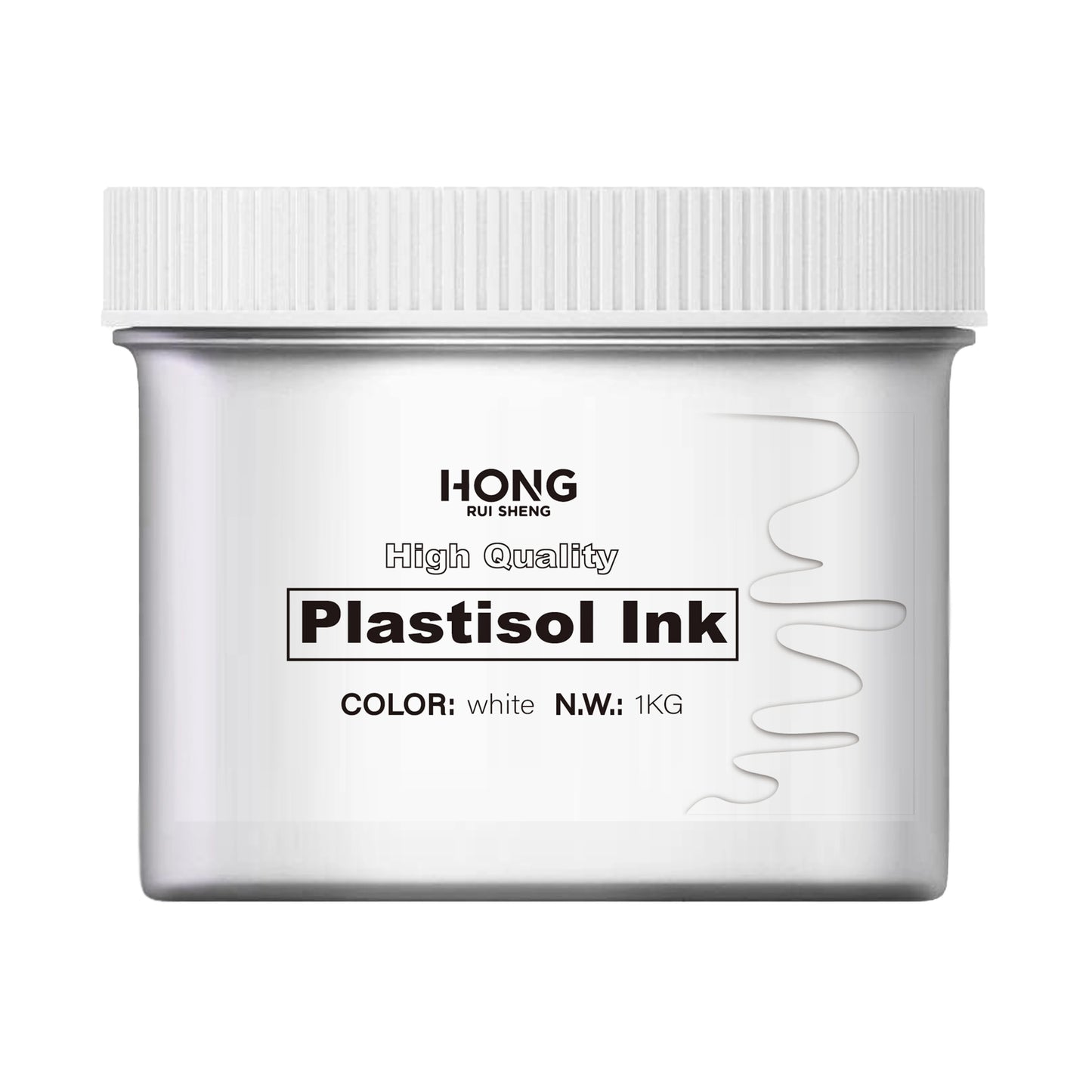 SOLLYD White Screen Printing Plastisol Ink - Super Strong Coverage, Conceals Blemishes Without Leaving Any Marks