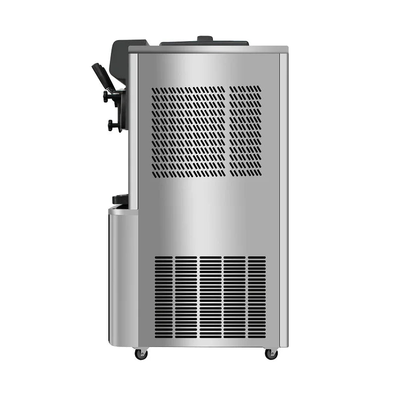 30~40L 3 Flavor Commercial Stainless Steel American Soft Serve Ice Cream Machine with Milk & Water
