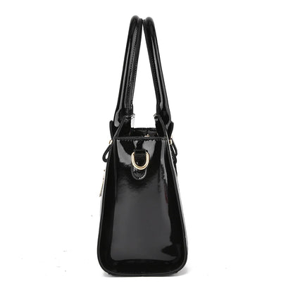 2024 New 2-piece Women's Premium PU Handbag Wholesale Leather Women's Stone Pressed Alligator Skin logo Shoulder Tote Bag