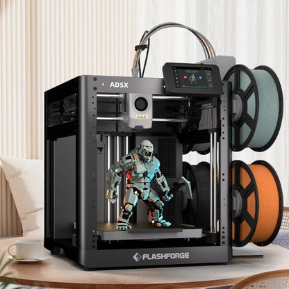 Flashforge 600mm/s Fast Speed USB Auto-Leveling FDM 3D Printer for Construction Industry for Shops & Labs-1-Year Warranty