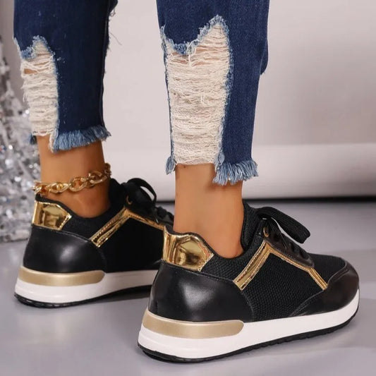 2027 NEW KJ Fashion Casual Women's Sports Shoes Large Women's Running Shoes 2024 Young Women's Walking Shoes by PDG ibma