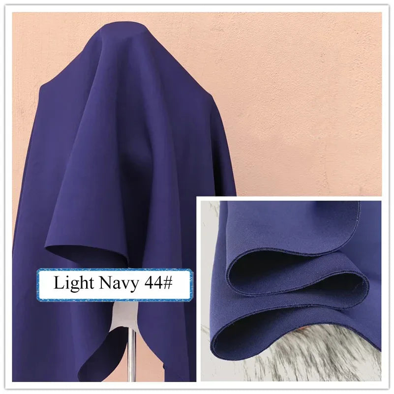 Stretch Spandex Knit Space Cotton Fabric Air Layer for Baseball Jacket Skirt Sewing DIY Face Mask Per Half Meter