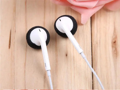 25pairs 50pcs 18mm Foam Earbud earphone earbuds Tips Headphone Ear pads cushion Replacement Sponge Covers For Earphone MP3 MP4