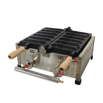 Automatic Corn Waffle Maker Machine Gas High Efficient Waffle Maker 6 in 1
