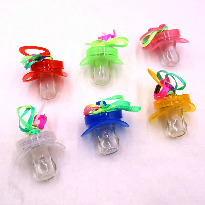 LED Glowing Pacifier for Parties for Diwali Ramadan Graduation Valentine's Day & Thanksgiving Celebrations