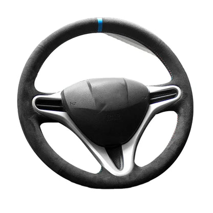 Custom Car Steering Wheel Cover for Honda Fit City 2009-2013 Jazz 2009-2013 Insight 2010 2011 2012 2013 2014 Interior