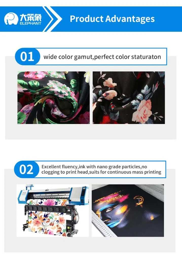 1 Bottle 4 Color 1000ml Hot Sale New Model SES G7 Korea Inktec Sublinova Sublimation Dye Ink