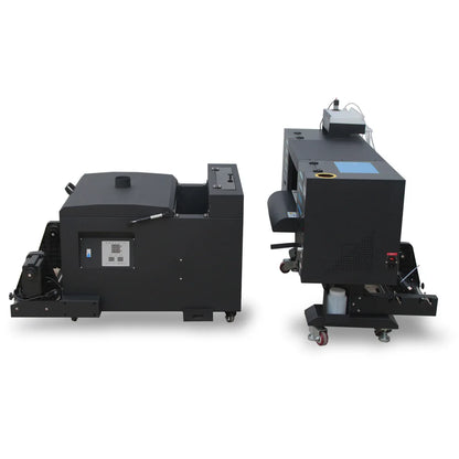 DTF Printer 42cm Width 2 I3200 XP600 Heads Transfer PET Film T-shirt Printer Machine with Automatic Powder Shaking