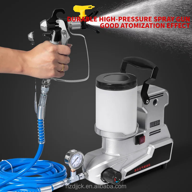 Lightweight Electric High-Pressure Airless DIY Spray Gun Household Multi-functional Small Paint Pump for Latex Paint