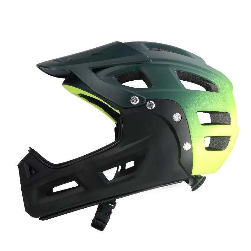 New Design Adult Bike Helmet CE Certified Downhill Helmet Full Face With Chin Protection MTB Helmet