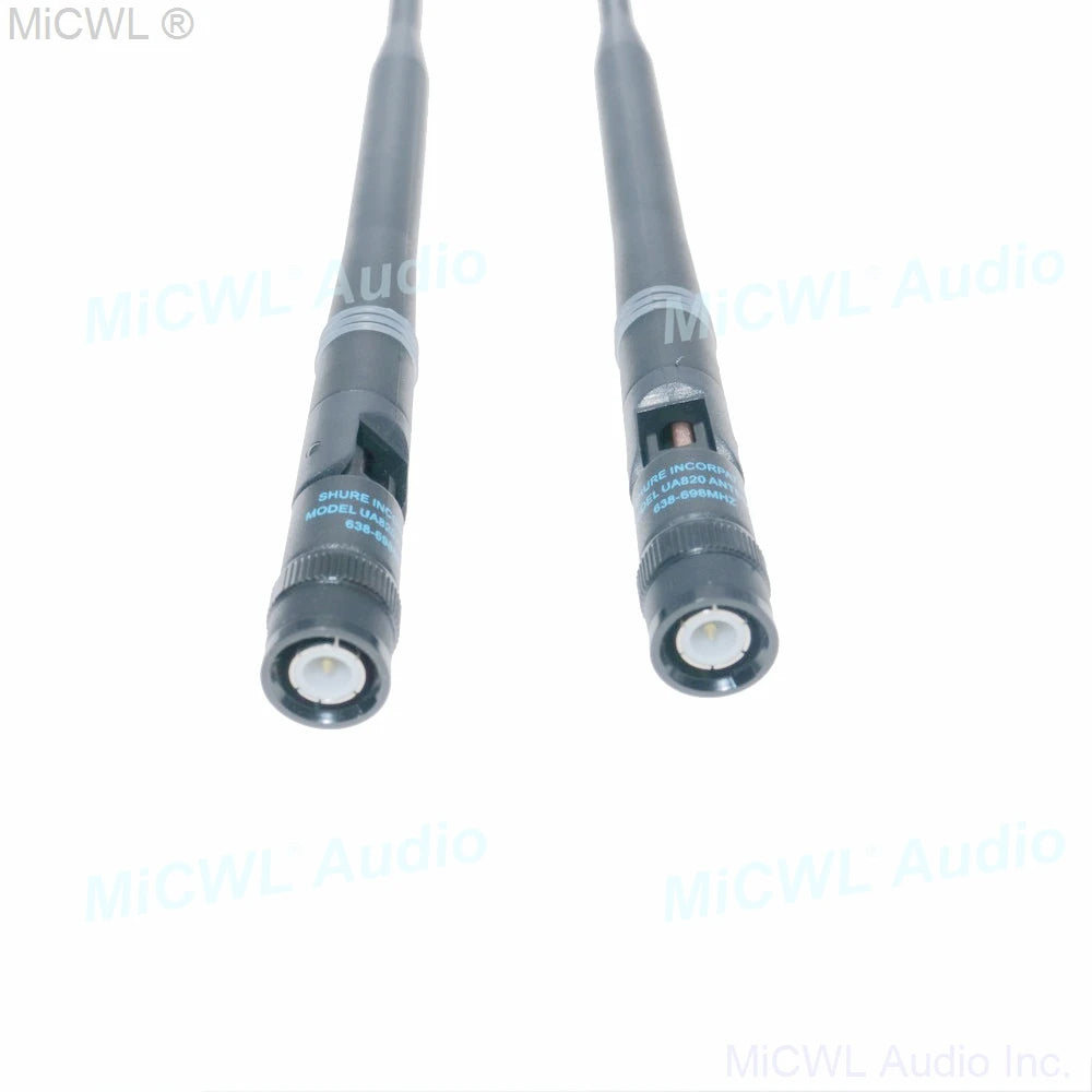 2pcs 10.1" Aerial Antenna For Shure UHF ULX SLX UR PGX UA820 Wireless Receiver 472-542MHz 542-635Mhz 638-698MHz 774-865MHz