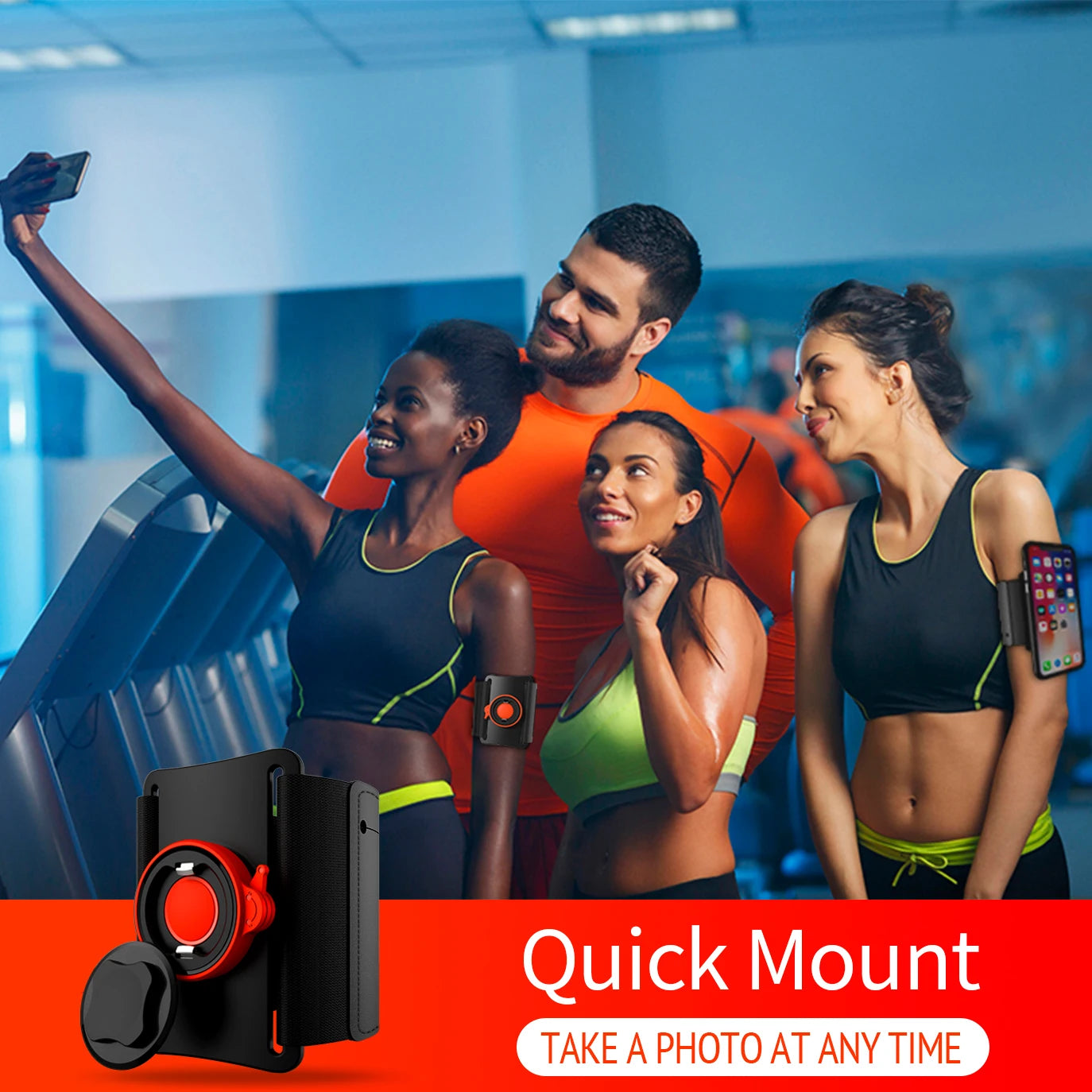 Outdoor Wristband Armbands Phone Holder Running Climbing Fitness Arm Band Wrist Case Stand Lock Men Women  for iPhone Xiaomi