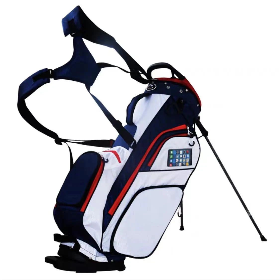 Lightweight and Durable Design 6-Way Divider Polyester Golf Bags with Comfortable Double Straps Golf Stand Bag