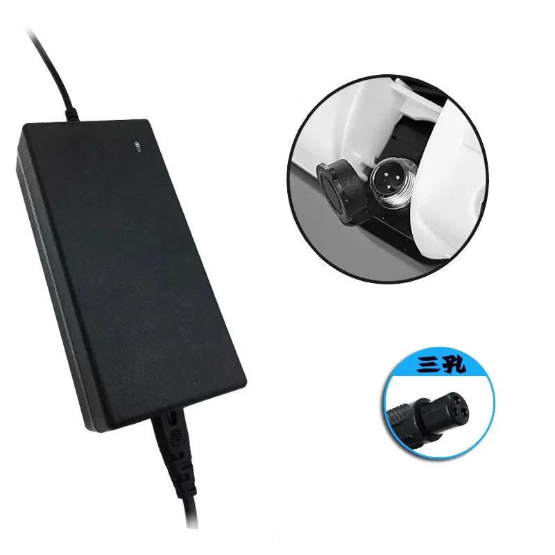 Replacement 63v 1a Electric for Xiaomi Ninebot Scooter Charger with 3pins and 4pins