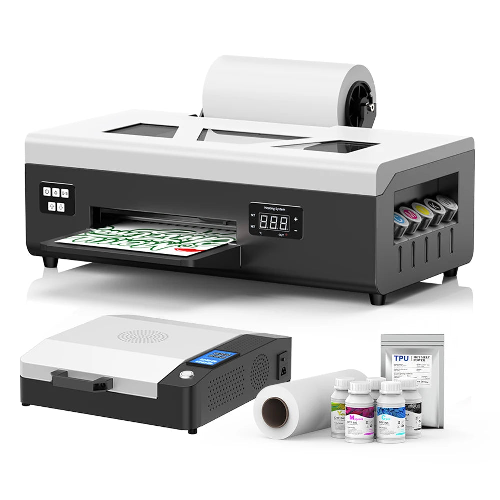 Low Price Dtf Printer Film Sticks Direct to Film Digital Dtf Printer T Shirt Printing Machine Oven Ink Dtf Printer Bundle Mix