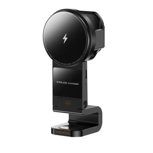 3-in-1 Magnetic Car Phone Smart Watch Smart Headset Car Wireless Charger Phone Holder Magnetic Phone Holder for Car 2025 New by PDG ibma