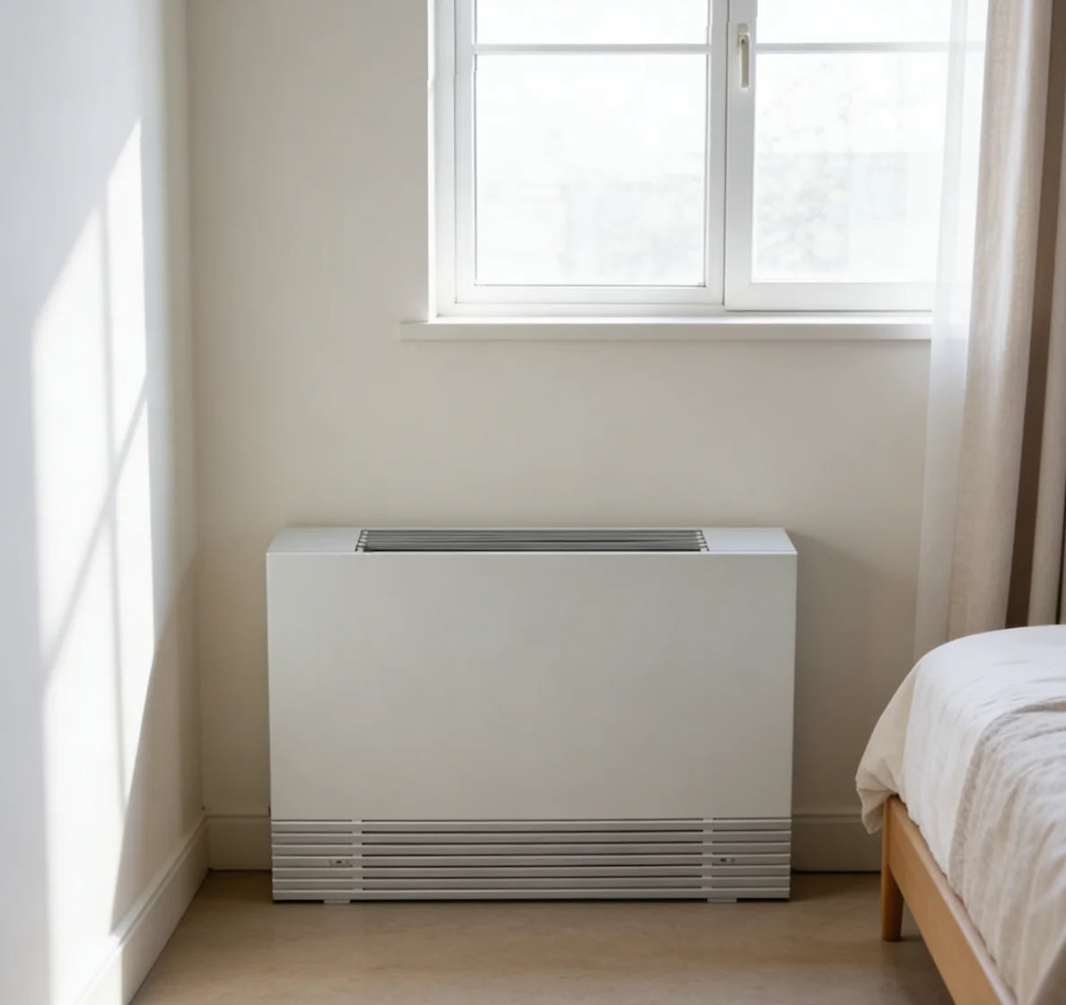 High Performance Energy Saving Water Floor Fan Coil Unit Touch Screen Thermostat RS485/WIFI AC/DC/Brushless Motor 1KW-4KW