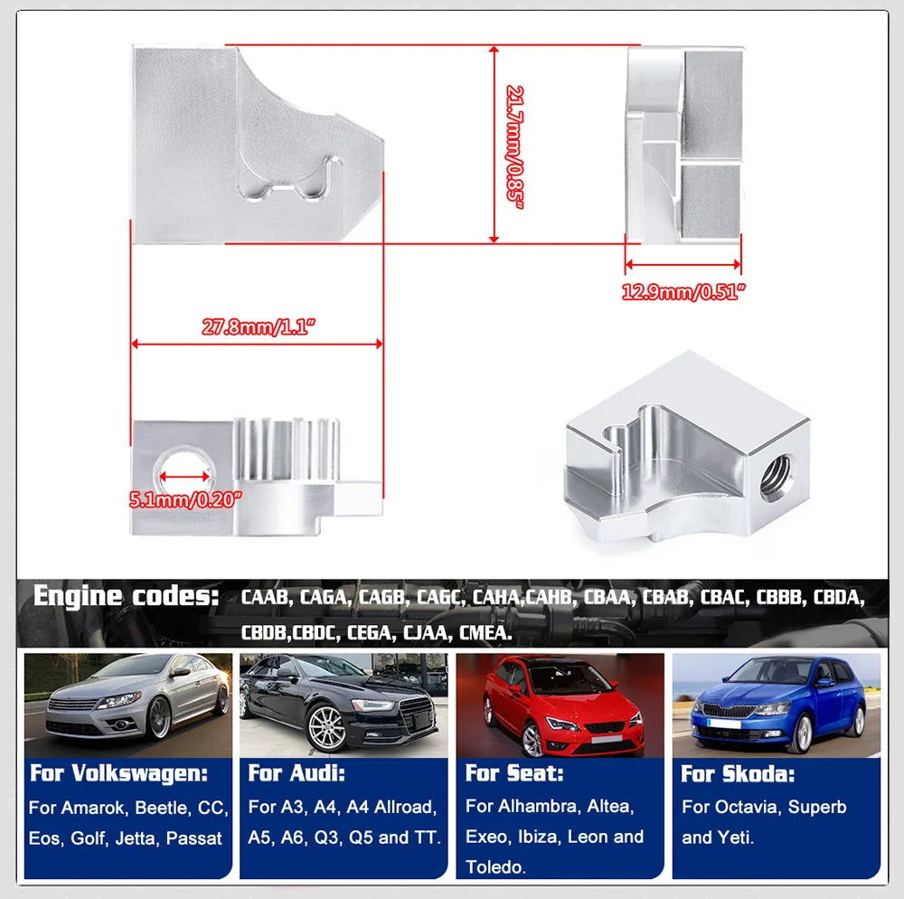 Car Automobile Intake Manifold P2015 Repair Bracket Holder Stand 03L129711AG For VW Audi Skoda Seat 2.0 TDI CR Accessories New