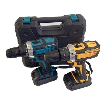 21V Lithium Battery Rechargeable 3-Function Impact Drill Set New Power Tool with OEM Customization Includes Screwdriver Set