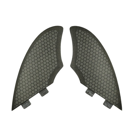 Wholesales Grey/Clear FK Honeycomb Fiberglass Double Tabs Surfboard Fins by PDG ibma