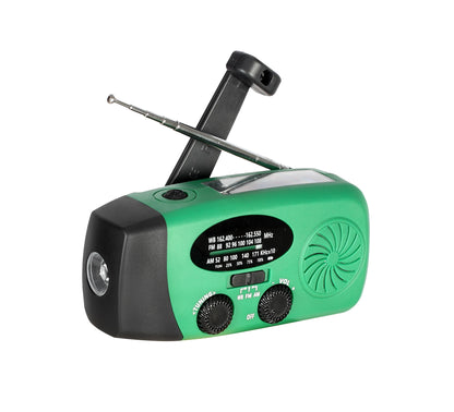 Home System Camping Light Storm Receiver Am/fm/noaa Emergency Radio Hand Crank Solar Weather Fm Radio 2000mah