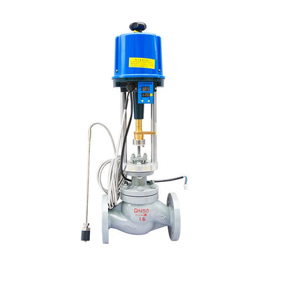 ZZWPE Type Electric Steam Temperature Control Valve Electric Temperature Control Valve with Electric Water Pressure Regulator by PDG ibma
