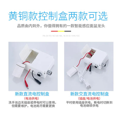 Modern Design Automatic Shut-Off Motion Sensor Faucet Deck Mounted Medical Construction for Infection Prevention Single Hole