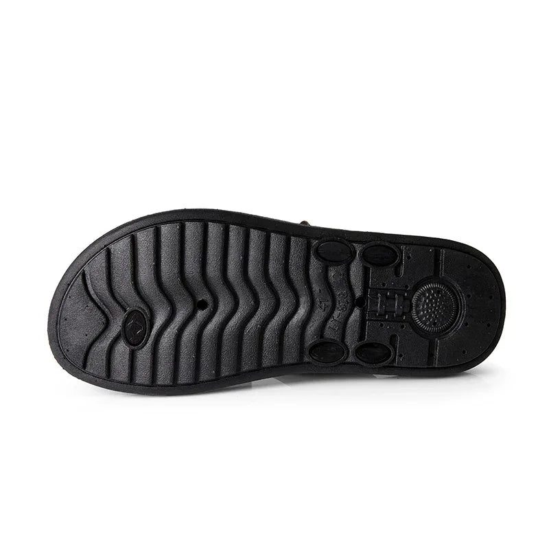 NEW Models slippers Outdoor Casual Flat Shoes Men Flip Flops Low Price Factory Customize EVA Beach Sandals Leather Casual 2025