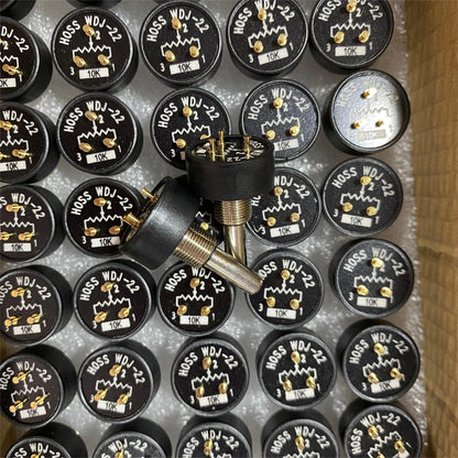 Conductive 1K 10K 100K IP25  waterproof potentiometer WDJ22 360 degree endless precision rotary potentiometer