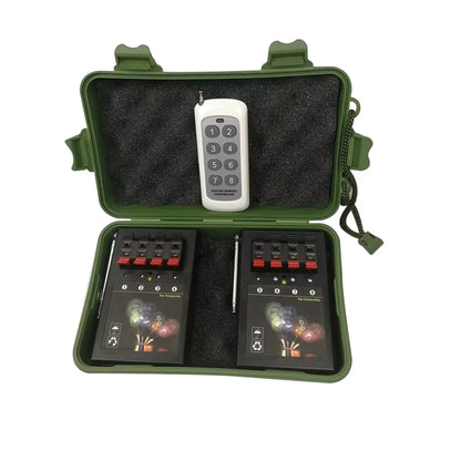 Channel Cold Pyro Electric Igniters Base Rotate Swing Wheel Wireless Remote Control Stage Fountain Fireworks Firing System