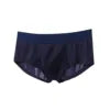 Boxer Ultra-thin Breathable Knitted Ice Silk Fiber Translucent Cool Underwear All Seasons Daily Casual Low-waisted Men's