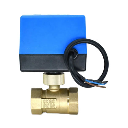 Manufacturers Price High Quality  CE DN20 Brass 2-way Electric Ball Valve
