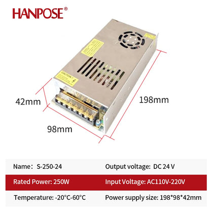 5A 12-1000W Switch Power Adapter Stepper Motor Nema17/23/ Power Supply LED Light Strip Monitoring 3D Printer Monitor Equipment