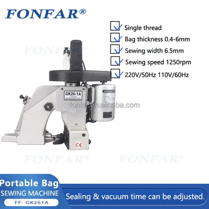 Mini Portable Sewing Machine\Ce Certified Bag Sewing Machine Sack Sewing Machine